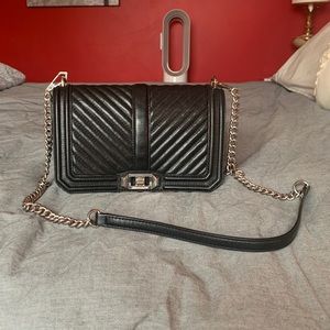 Rebecca MinkoffChevron Quilted Love' Crossbody Bag